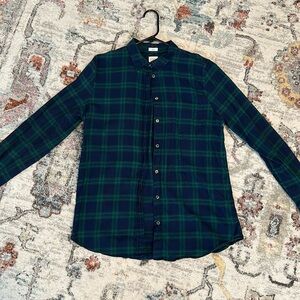 J.Crew Factory flannel boy fit shirt